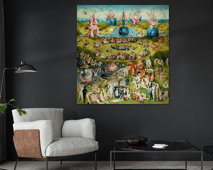 Der Garten der Lüste, Hieronymus Bosch ArtFrame, Leinwand, Poster und